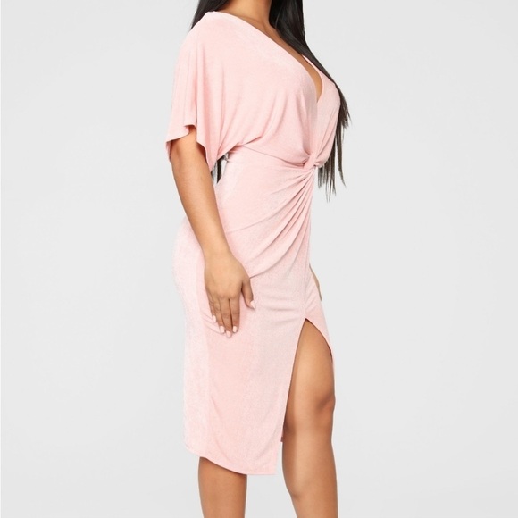 NWT Fashion Nova Full Grown Knot Dress - Sz Small EA096 - Picture 5 of 10